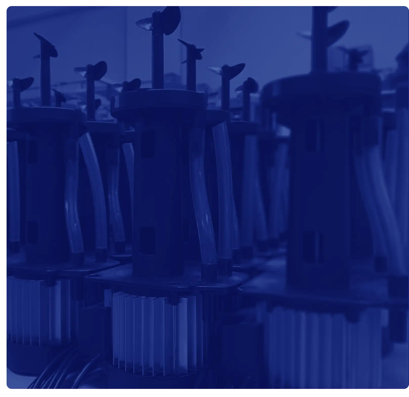 Industrial pump components manufactured by SABER Pumps